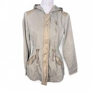 American Rag Cie Army Green Utility Jacket Fall Winter Boho Streetwear Size S